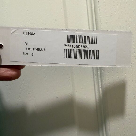 Jovani Light Blue Sparkling Halter Beaded Gown with Lace-up Back Size 6 NWT - Picture 7 of 10